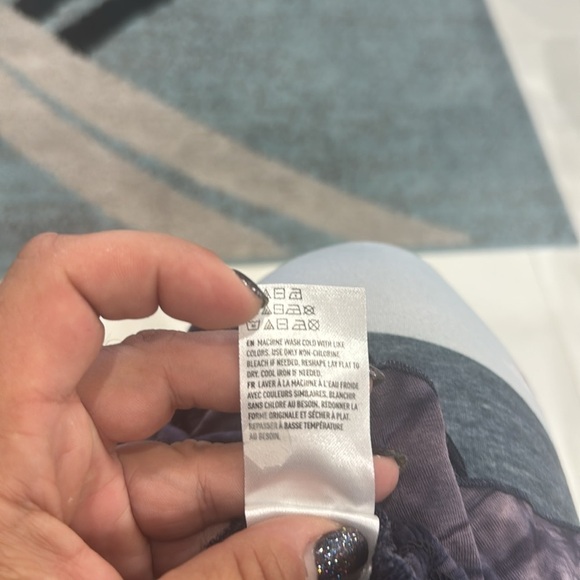 American Eagle Soft and Sexy Tie Dye Elastic Band Cropped Top. Sz XL - Picture 6 of 7